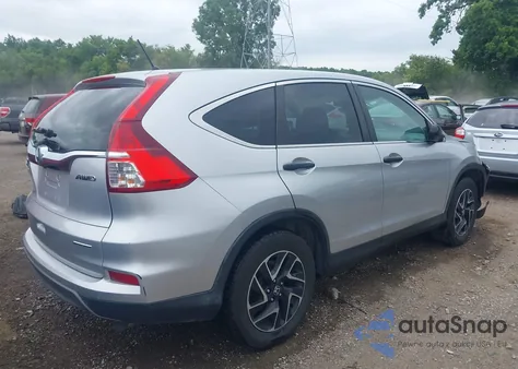 2016 Honda Cr-V Se z USA, uszkodzony, nr VIN 5J6RM4H42GL037841